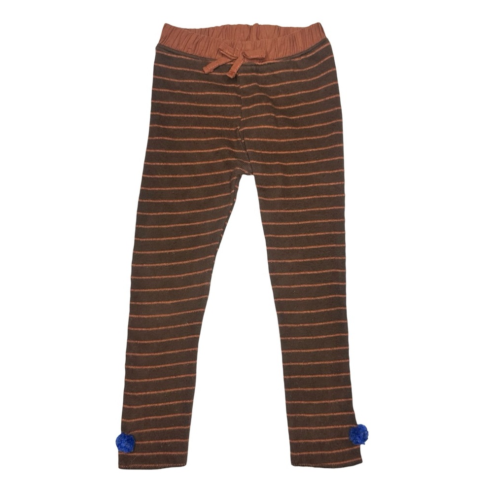 Zara Striped Pom Pom Leggings